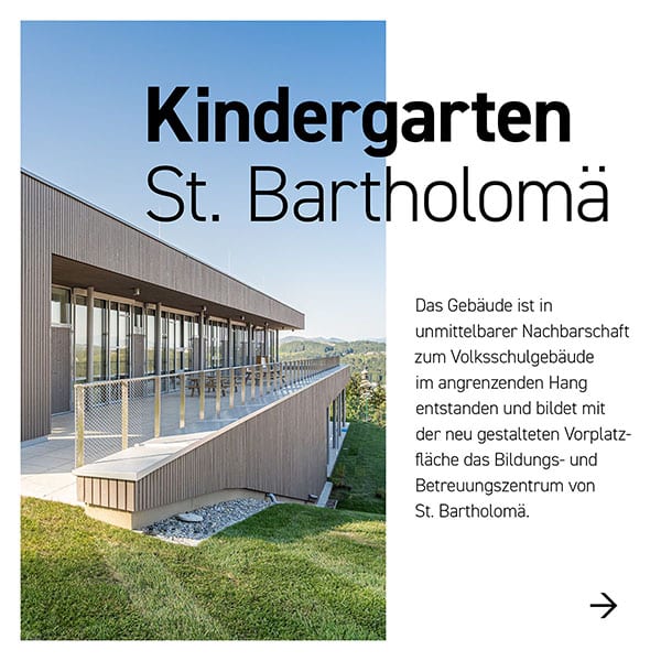 Der neue Kindergarten von St. Bartholomä, in einem Video gezeigt