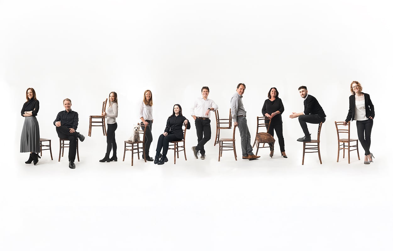 Team Artivo mit allen Mitarbeitern, Stand Dezember 2025